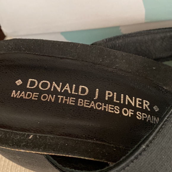 DONALD J. PLINER - “Boske” Leather/cork Wedge 12M NIB - Picture 4 of 10